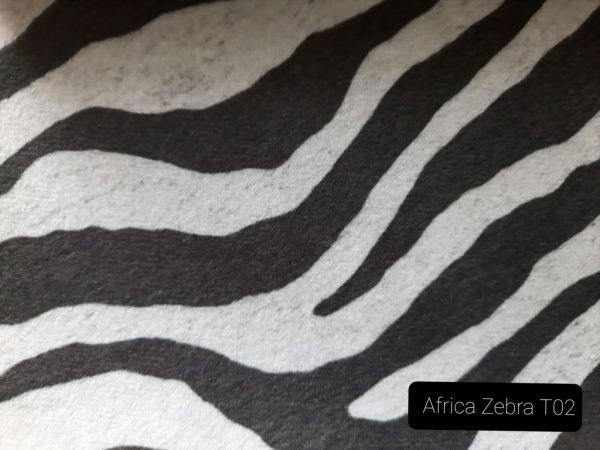 Plüss bútorszövet africa zebra t02