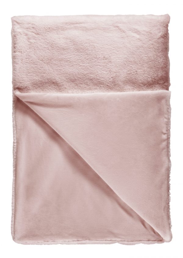 Szőrme takaró powder pink