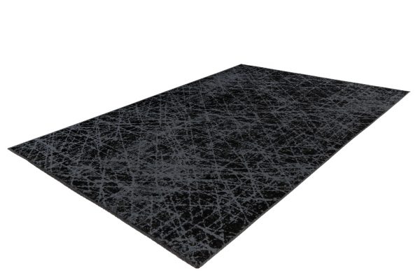 Amalfi ama391blac fekete mosható pamut szőnyeg 3