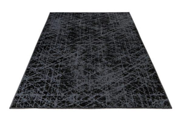 Amalfi ama391blac fekete mosható pamut szőnyeg 4