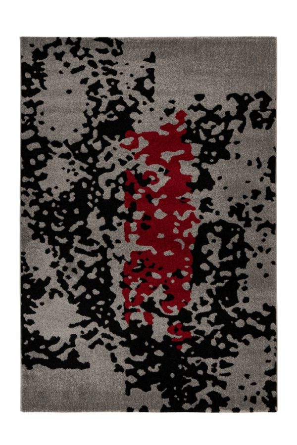 Arte naila 300 black red design szőnyeg