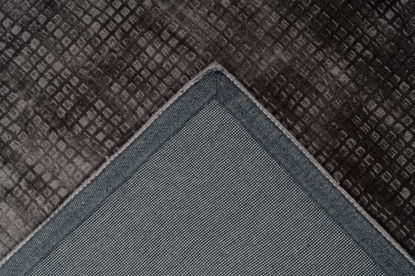 Padiro bridget grey egyszínű 3D viszkóz szőnyeg 3