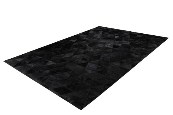Padiro lavin fekete marhabőr szőnyeg 4
