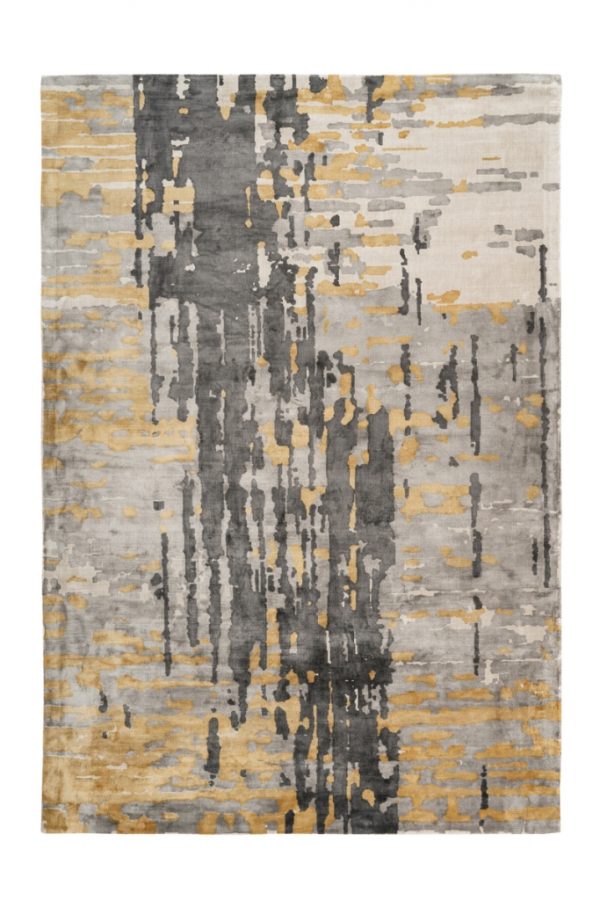 Padiro sinai grey blue gold design viszkóz szőnyeg