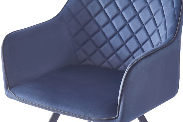 Amber dark blue design szék 1