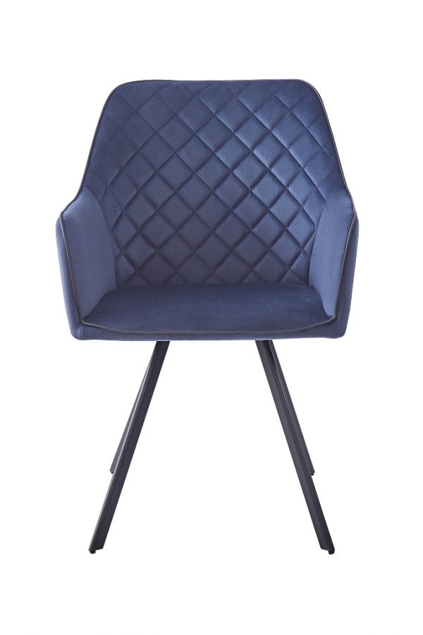 Amber dark blue design szék 2
