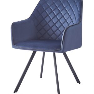 Amber dark blue design szék