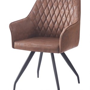 Amber dark brown design szék