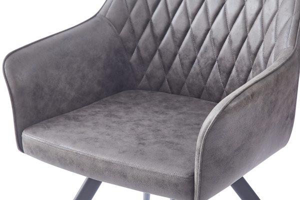 Amber dark grey design szék 1