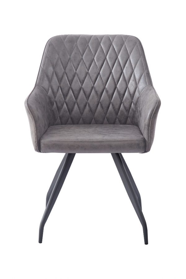 Amber dark grey design szék 2