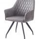 Amber dark grey design szék