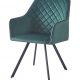 Amber green design szék