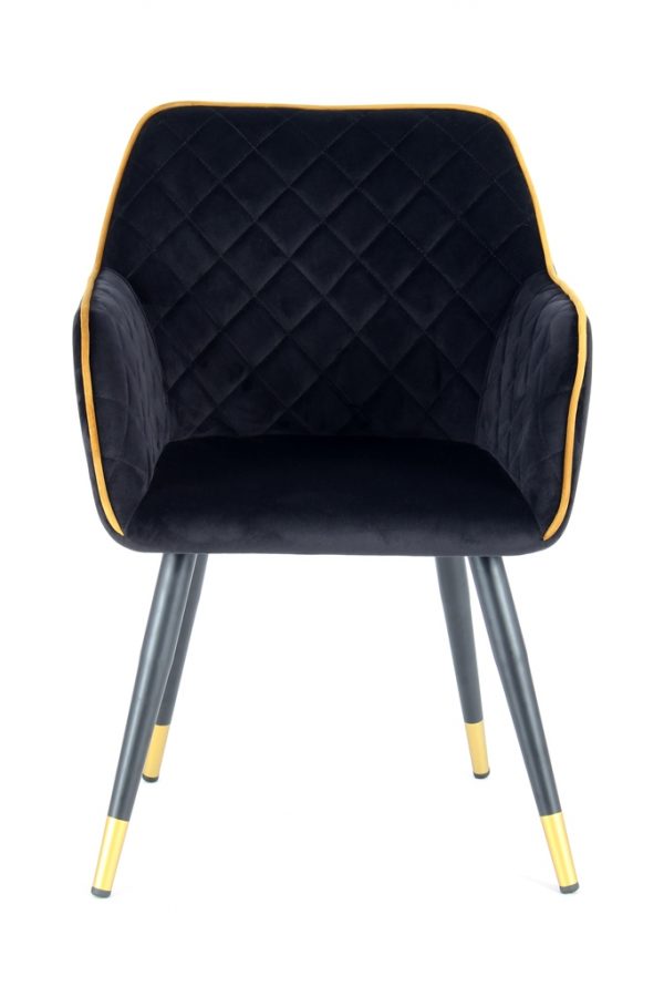 Amino black gold design szék 3