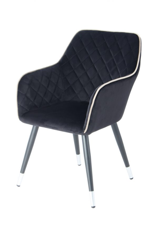 Amino black grey design szék
