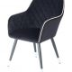 Amino black grey design szék