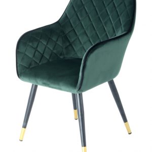 Amino dark green black design szék