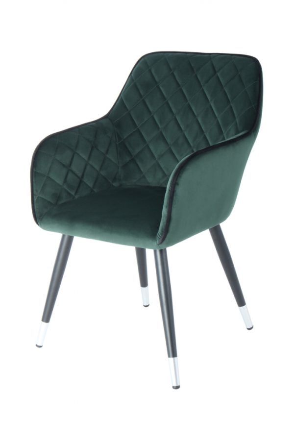 Amino dark green black design szék 4