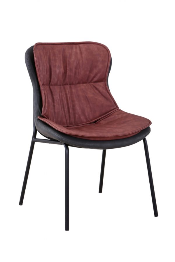 Brady chestnut grey design szék