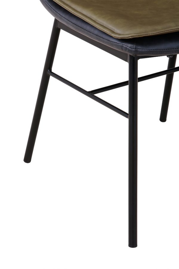 Brady green darkbrown design szék 2db szett 5