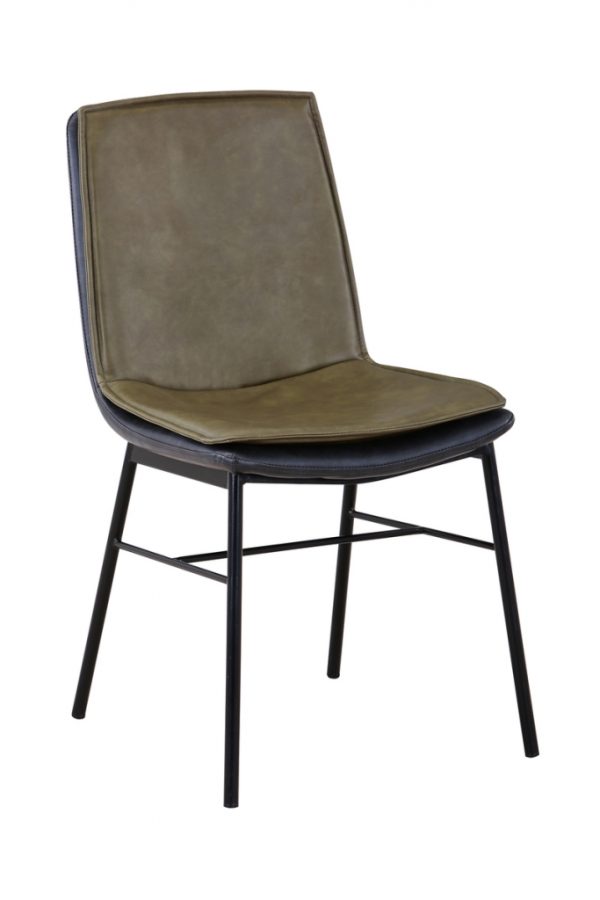 Brady green darkbrown design szék 2db szett