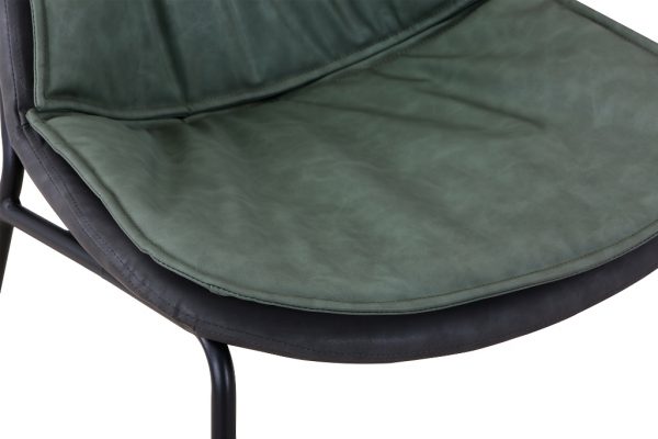 Brady green darkgrey design szék 3