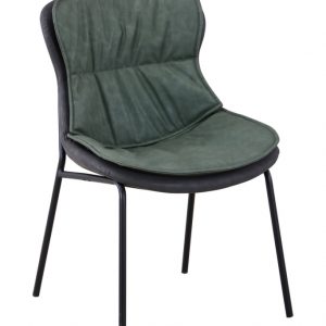 Brady green darkgrey design szék