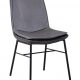 Brady grey darkgrey design szék 2db szett