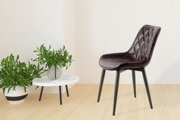 Cecil dark purple design szék 2db/szett 1