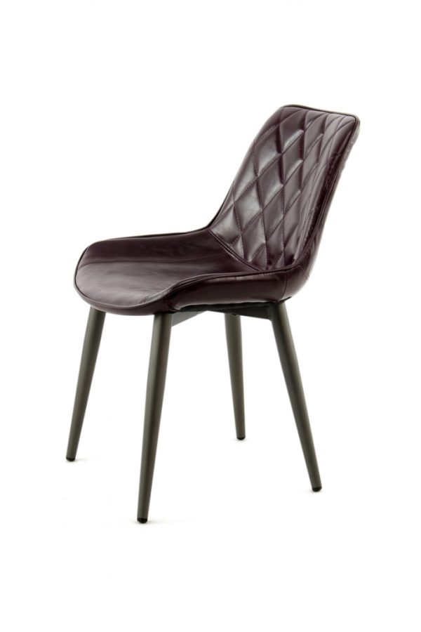Cecil dark purple design szék 2db/szett