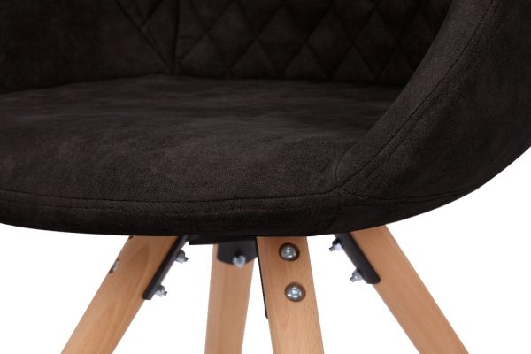 Chadwick black brown design szék 2db/szett 2