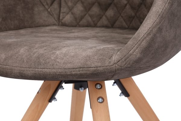 Chadwick grey brown design szék 2db/szett 2