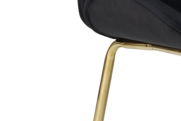 Charlize black brass design szék 2db/szett 2