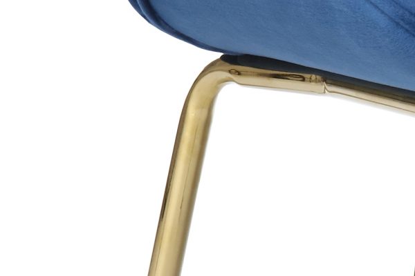 Charlize blue brass design szék 2db/szett 2
