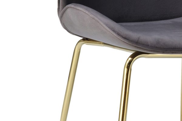 Charlize grey brass design szék 2db/szett 2