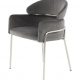 Corey grey silver design szék