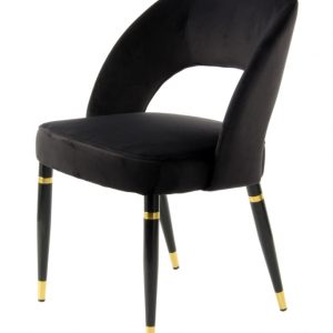 Courtney black gold design szék 2db szett