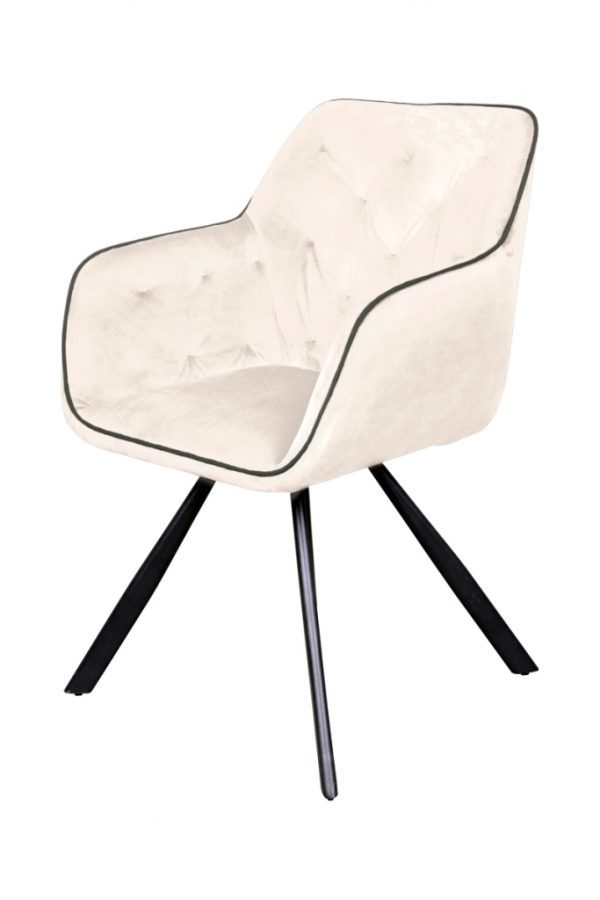 Eann cream design szék