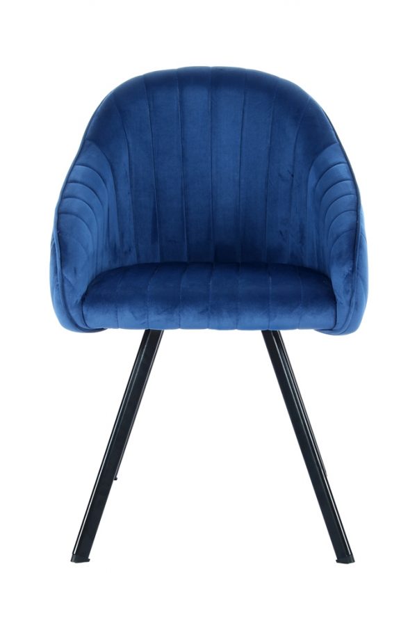 Jodie dark blue design szék 2db/szett 3