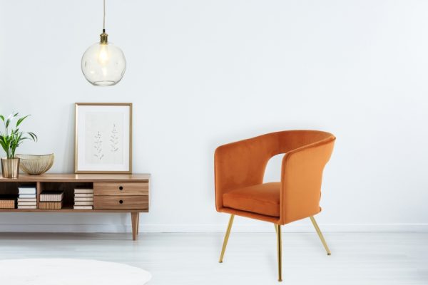 Jolene orange design szék 1