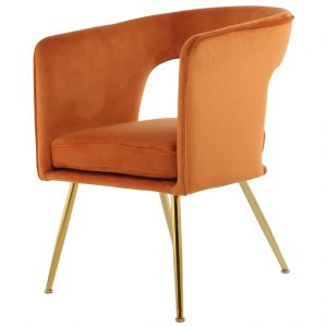 Jolene orange design szék
