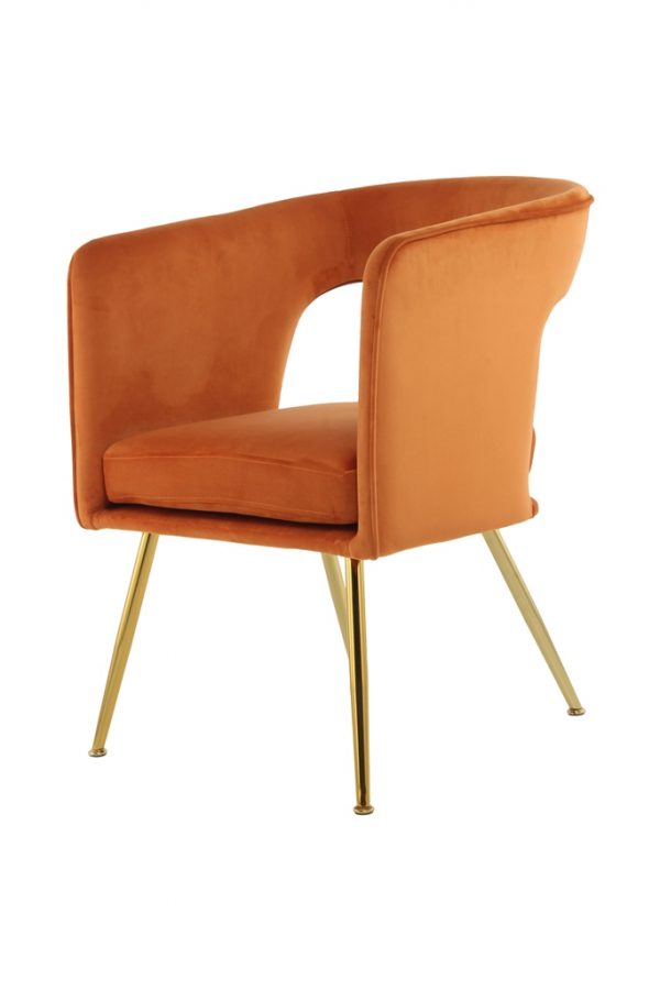 Jolene orange design szék