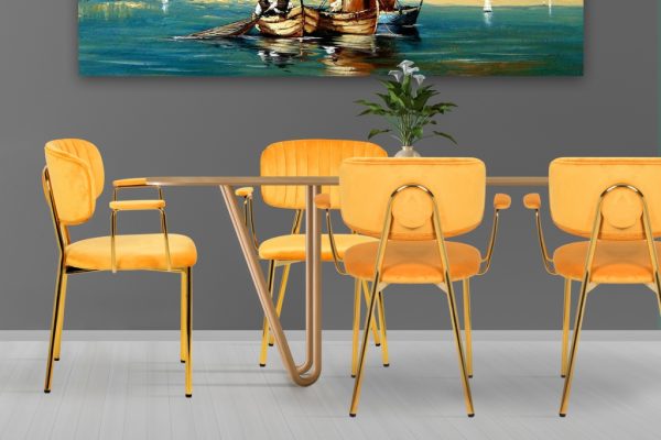 Kian orange design szék 2db szett 4