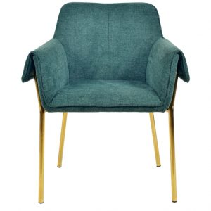 Kelsey dark green design szék