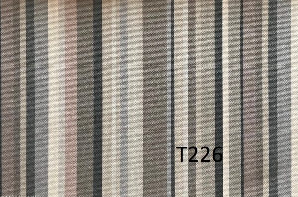 Monstera csíkos mintás bútorszövet T226