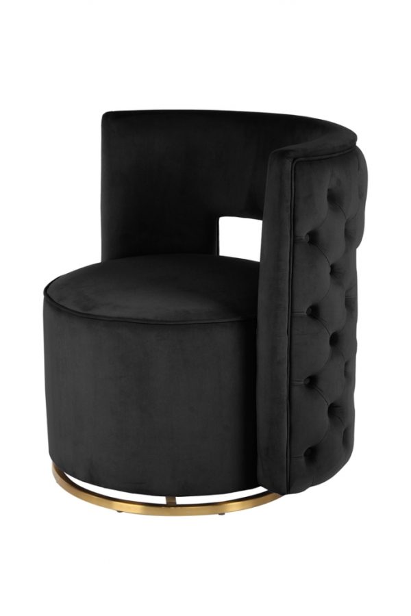 Sophistic black design fotel
