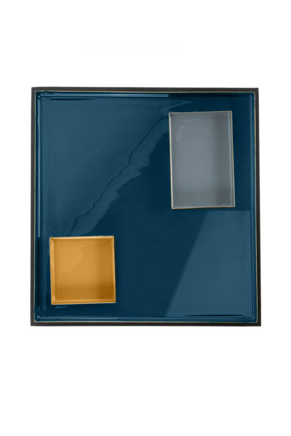 Famosa 260 Blue/Grey/Orange design kisasztal 1