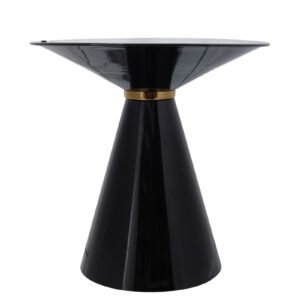Art Deco 325 black design kisasztal
