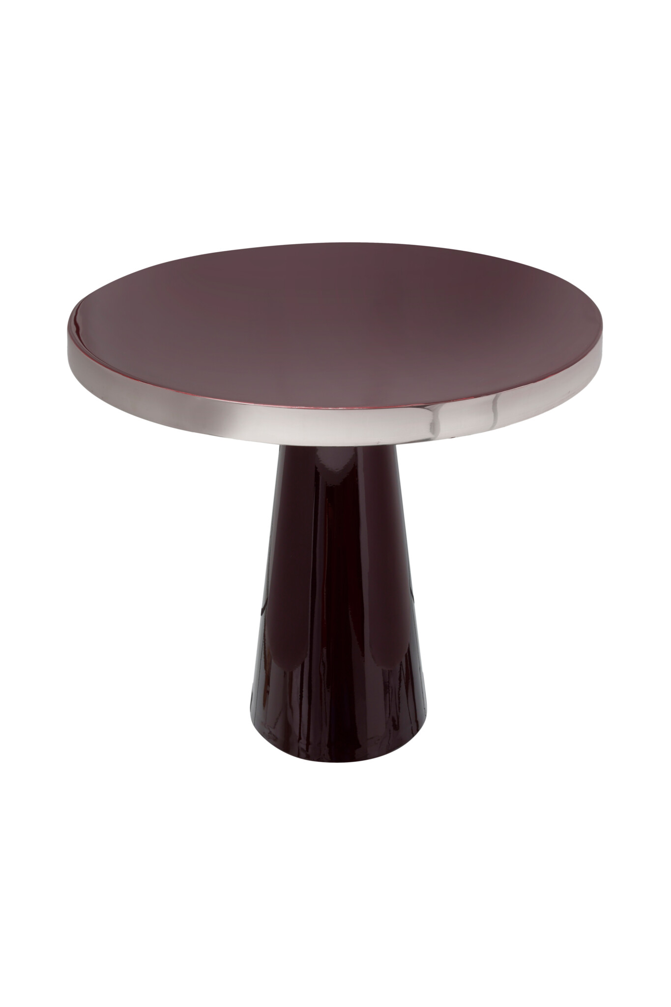 Art Deco 625 burgundy/silver design kisasztal