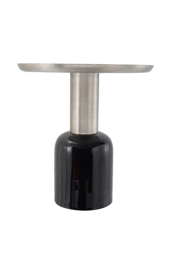 Art Deco 725 black/silver design kisasztal