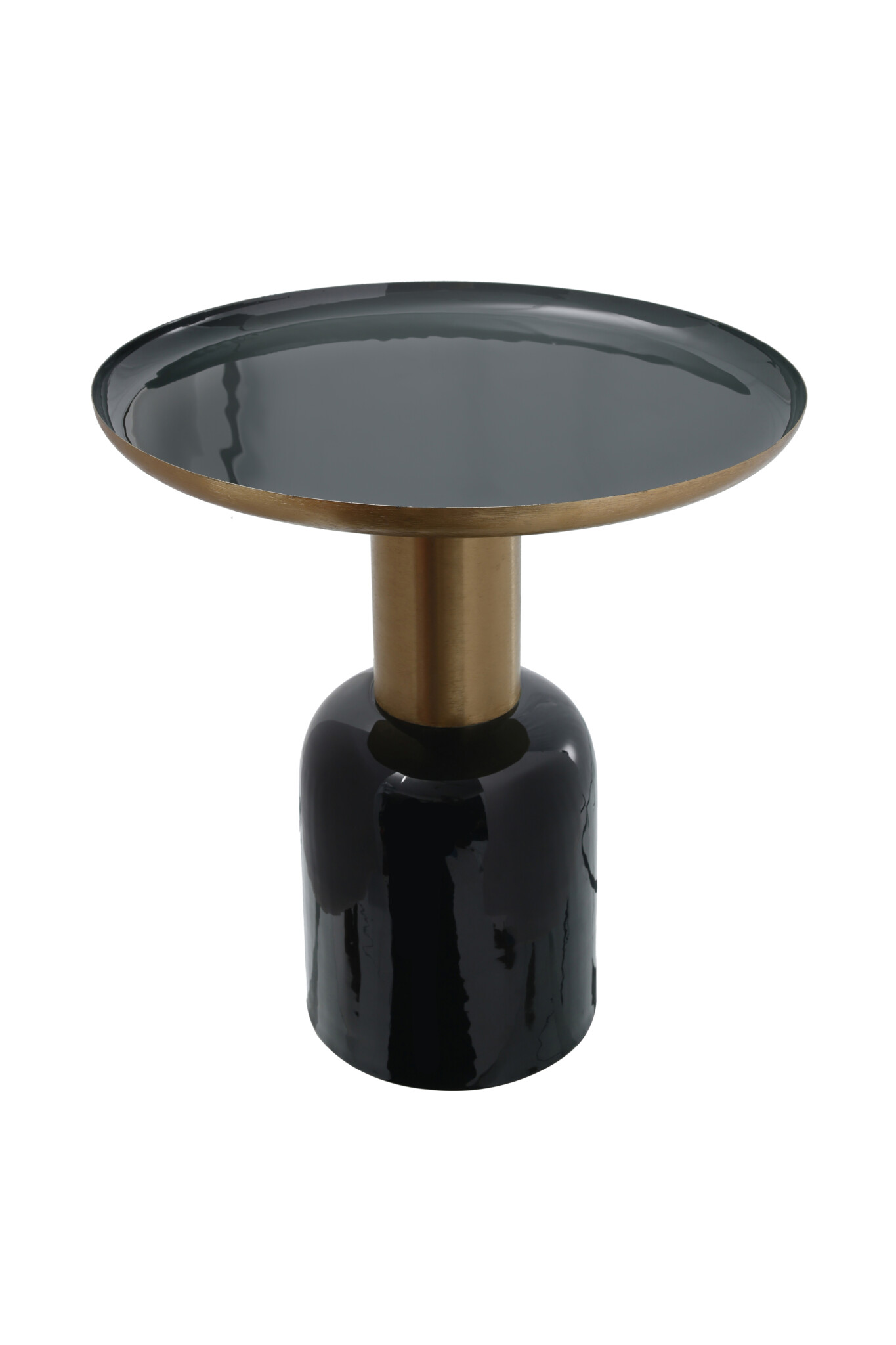 Art Deco 725 darkgreen/gold design kisasztal